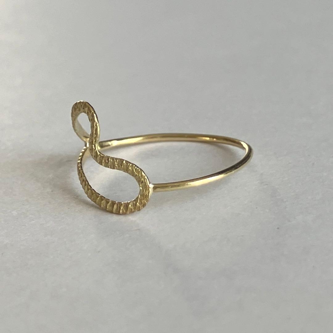 K18 18金　8号　リング　53