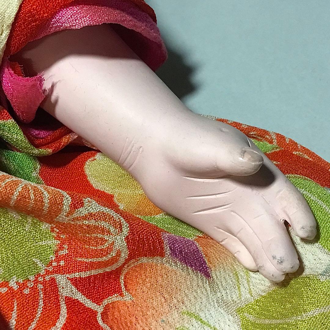 市松人形◇昭和初期 女の子◇人毛 日本人形 アンティーク 大正ロマン