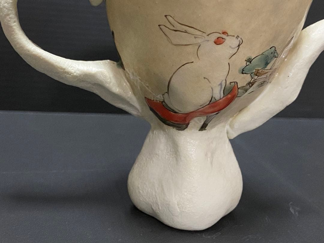 九谷焼 兎 バニーガール カップ 北井真衣 - メルカリ