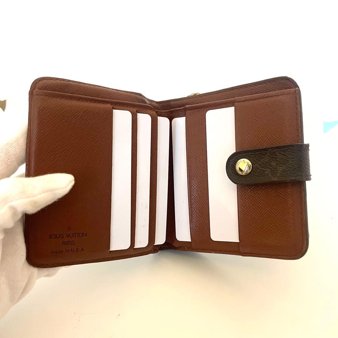 ✨超美品級✨ルイ ヴィトン コンパクトジップ モノグラム 折り財布