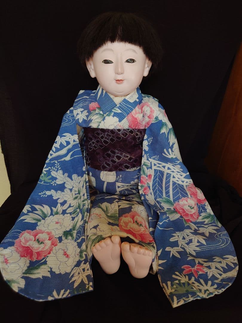 市松人形 抱き人形 明治～大正初期 廣本乾随 初代東光 師 アンティーク
