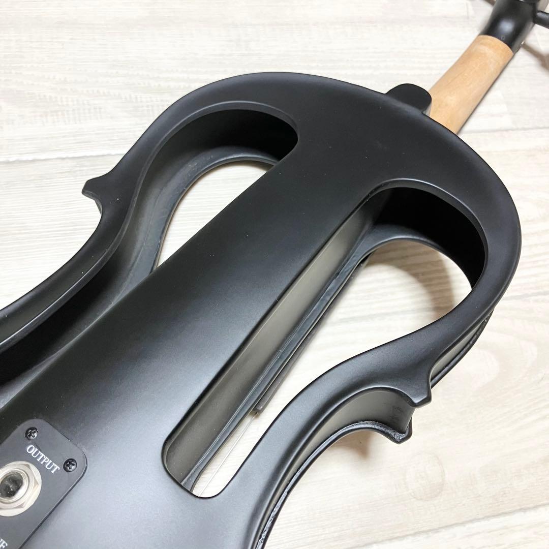 美品 hallstatt ハルシュタット CV-210E エレキバイオリン 黒