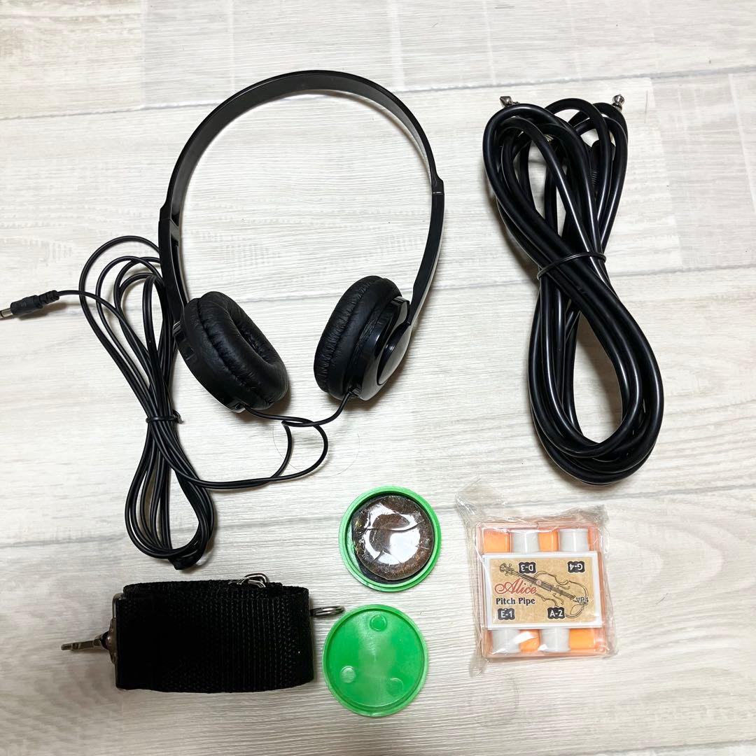 美品 hallstatt ハルシュタット CV-210E エレキバイオリン 黒