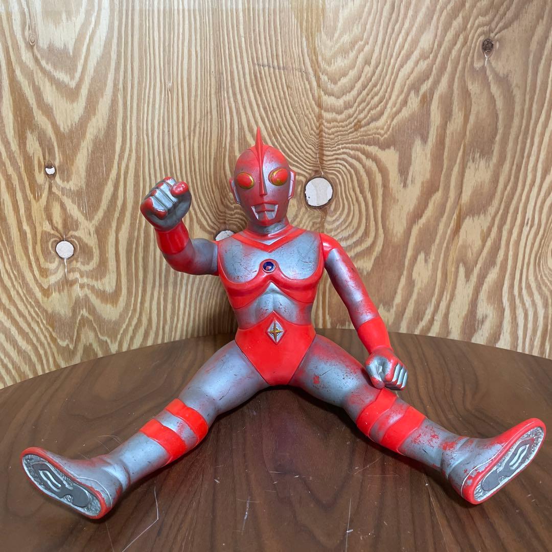 入手困難 ウルトラマン80 谷プロ 32cm ソフビ 当時物 昭和レトロ