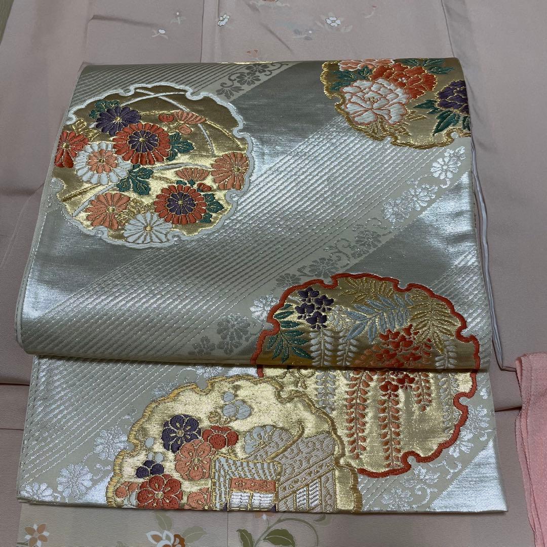 訪問着フルセット 友禅 金駒刺繍 袷 身丈155cm 裄丈64.5cm - メルカリ