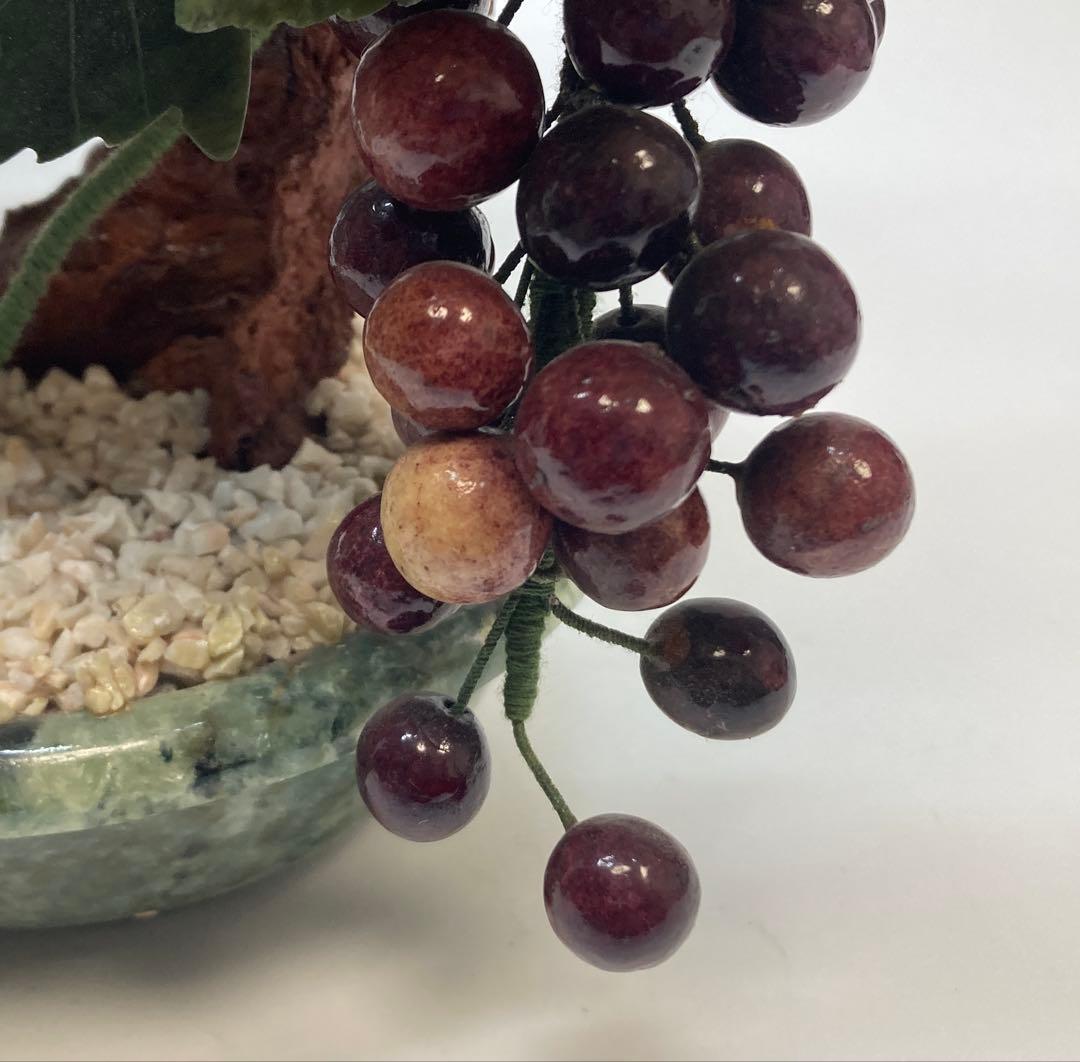 中国美術 天然石 玉石盆栽