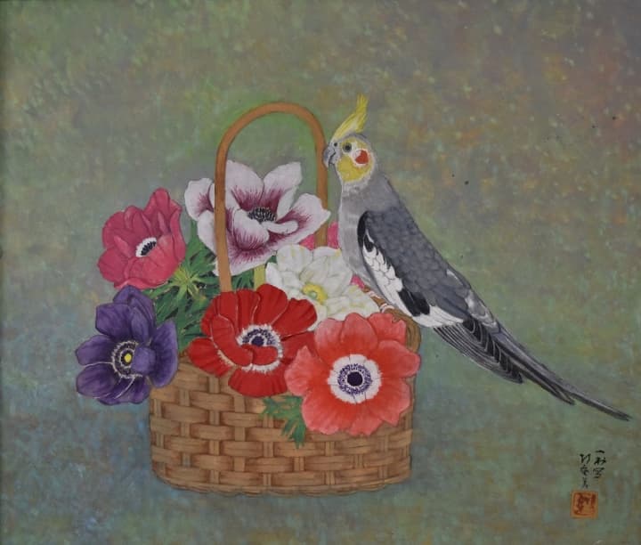 真作 日本のゴーギャン無冠伝説画家・☆田中一村 、原画・値引き❕❕