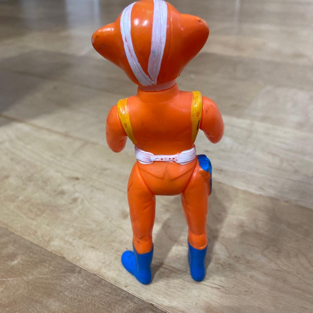 当時物 ブルマァク 製 トリプルファイター SAT隊員 ソフビ フィギュア