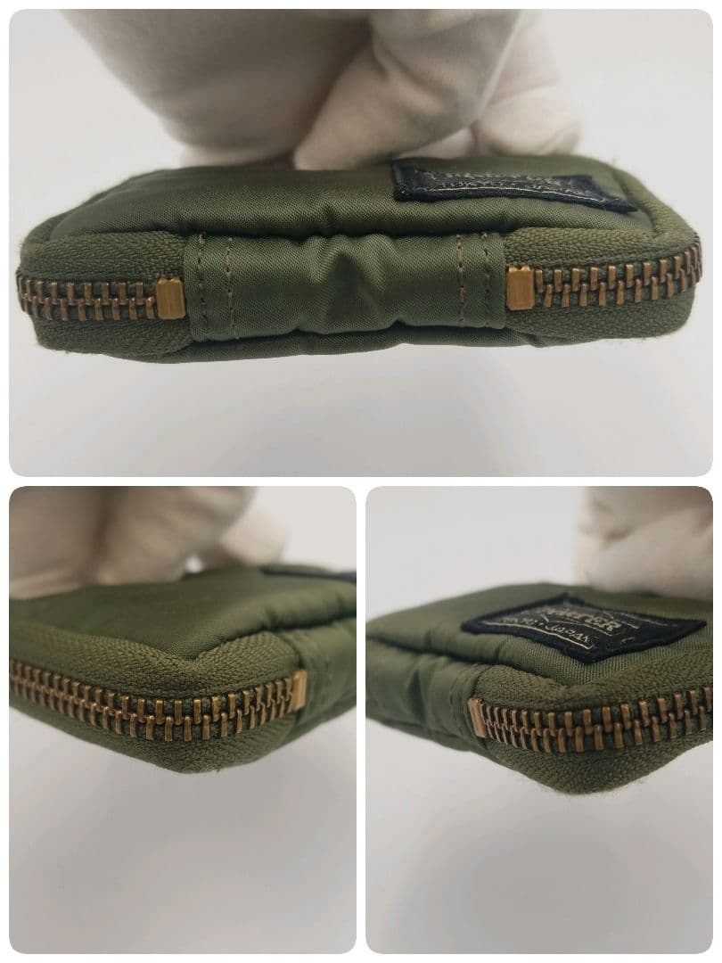 美品】PORTER ポーター キーケース セージグリーン タンカー 希少