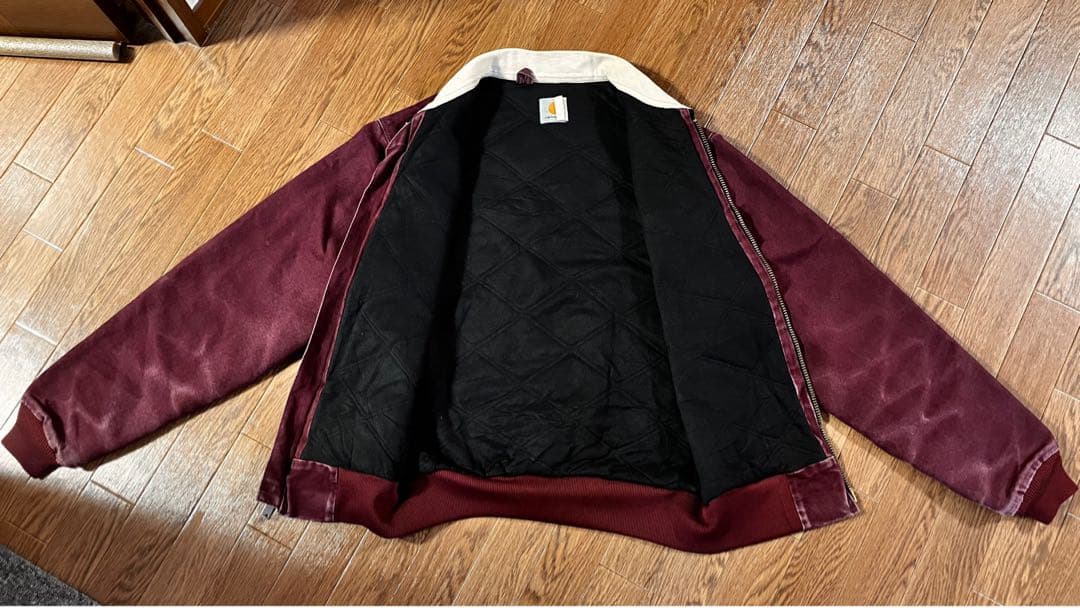超希少】1996年 カーハート サンタフェジャケット JQ2246 ワイン M
