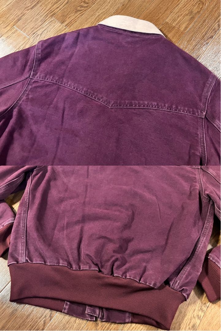 超希少】1996年 カーハート サンタフェジャケット JQ2246 ワイン M