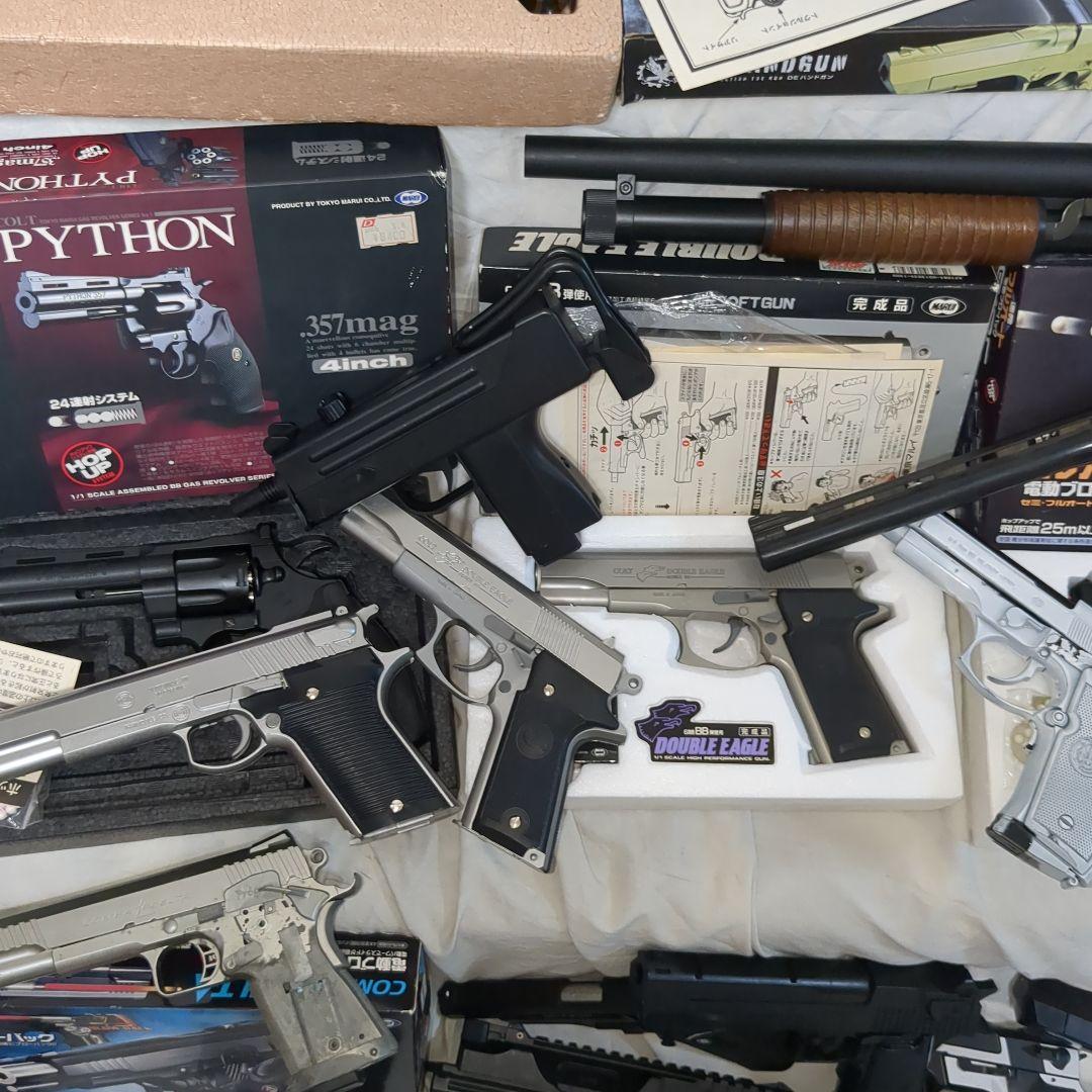 1000円オークション　ジャンク　エアガン大量まとめてセット　ミリタリー