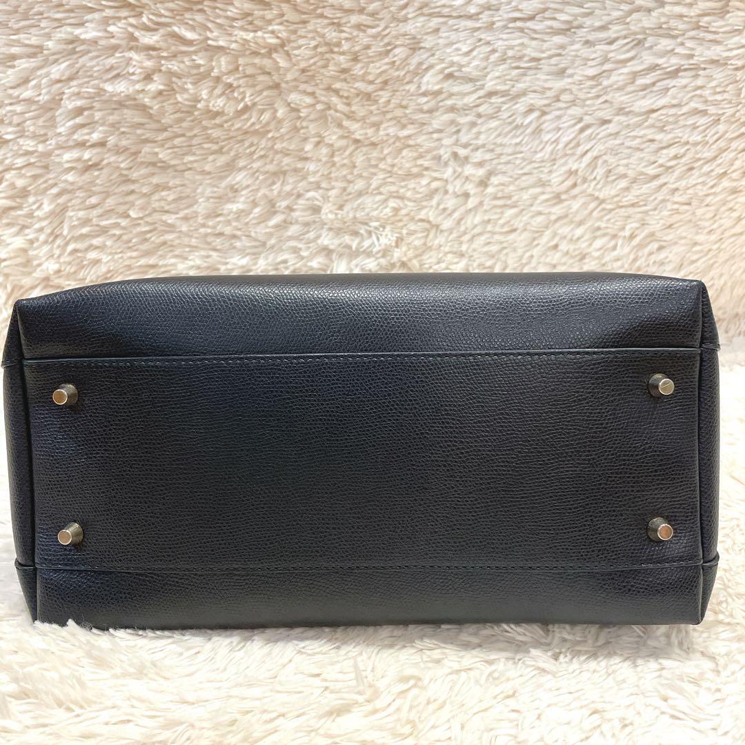 【極美品】 FURLA パイパーS ハンドバッグ 2way ショルダーバッグ 黒