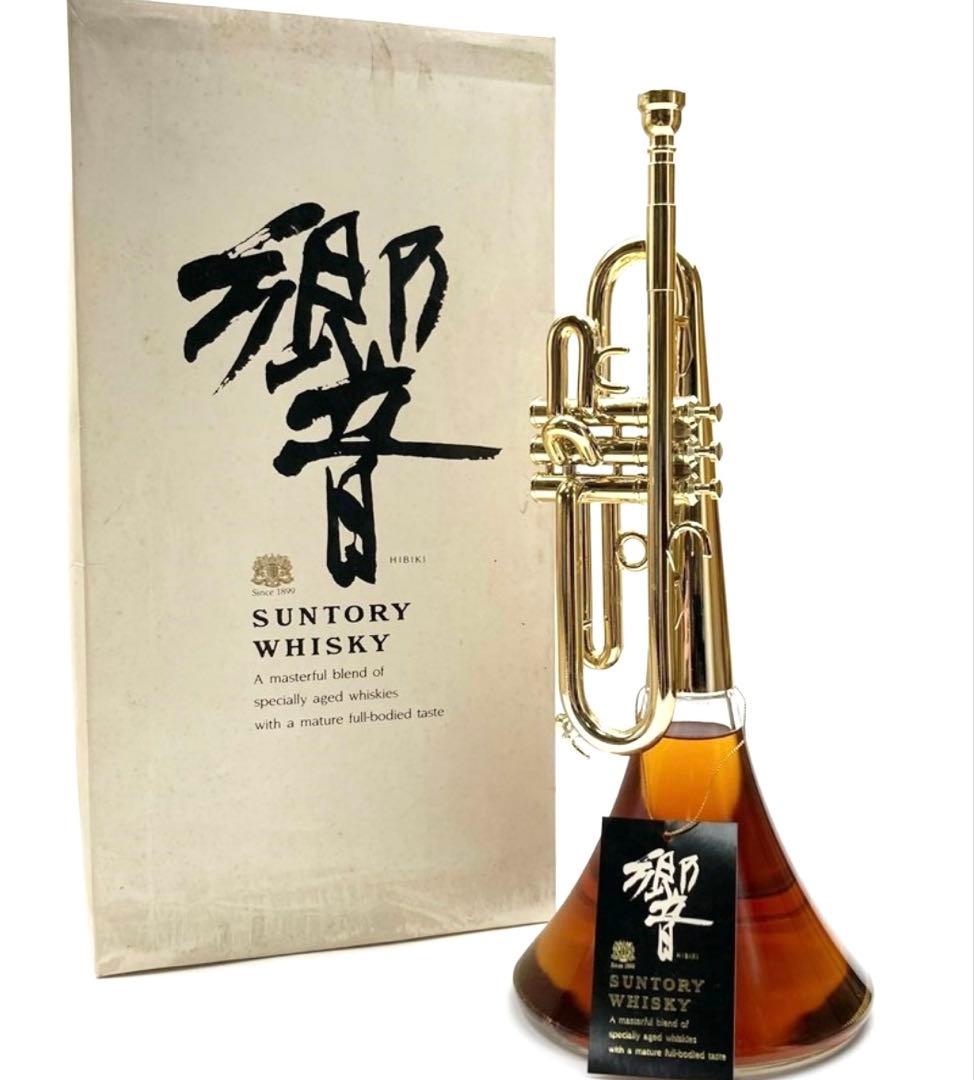 サントリー ウイスキー トランペット型ボトル 500ml 楽器コレクション