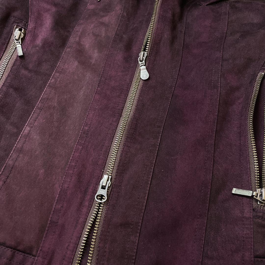 TORNADO MART スエードタッチ ファー ジャケット