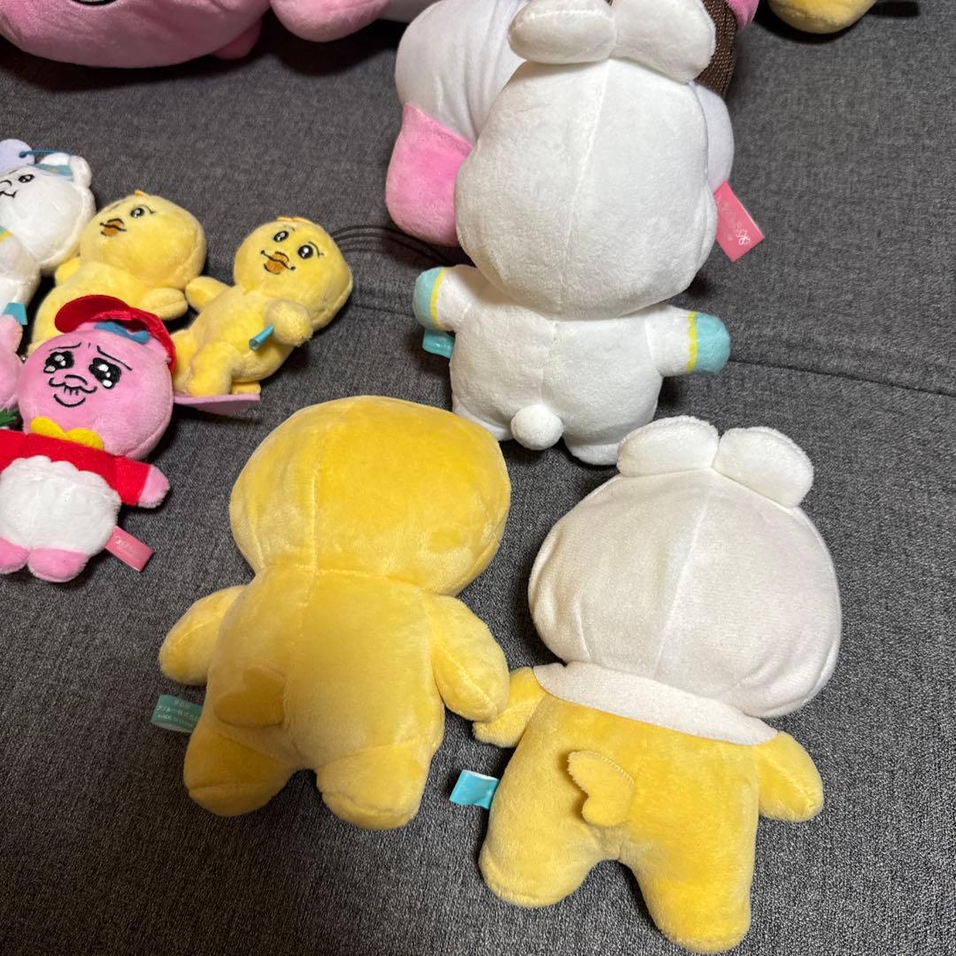 おぱんちゅうさぎ＆んぽちゃむ/きみまろ 18個大量ぬいぐるみ 状態色々
