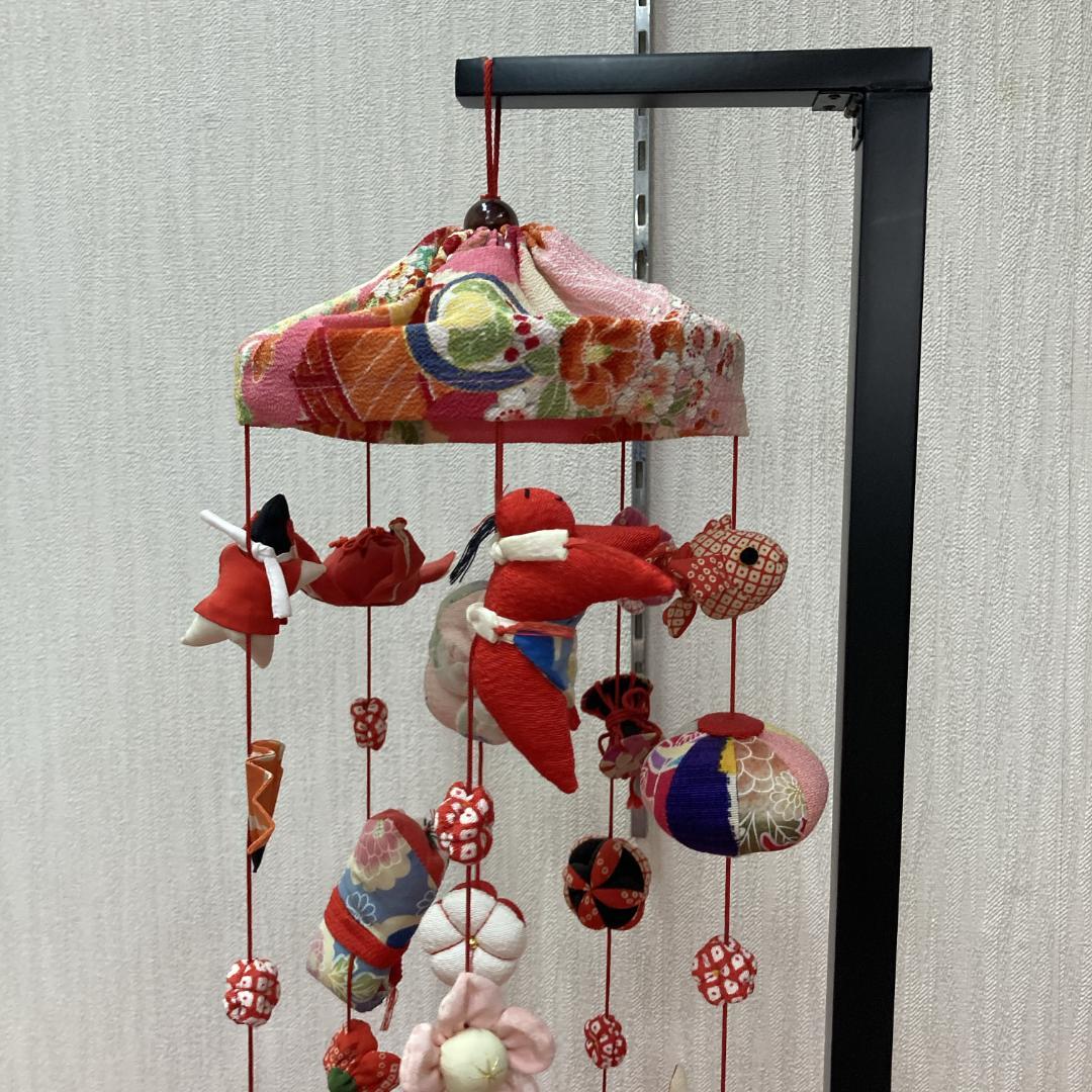 No.6 飾り台付き　高さ71㎝　3月つるし雛　吊るし雛飾り　雛祭り吊るし飾り