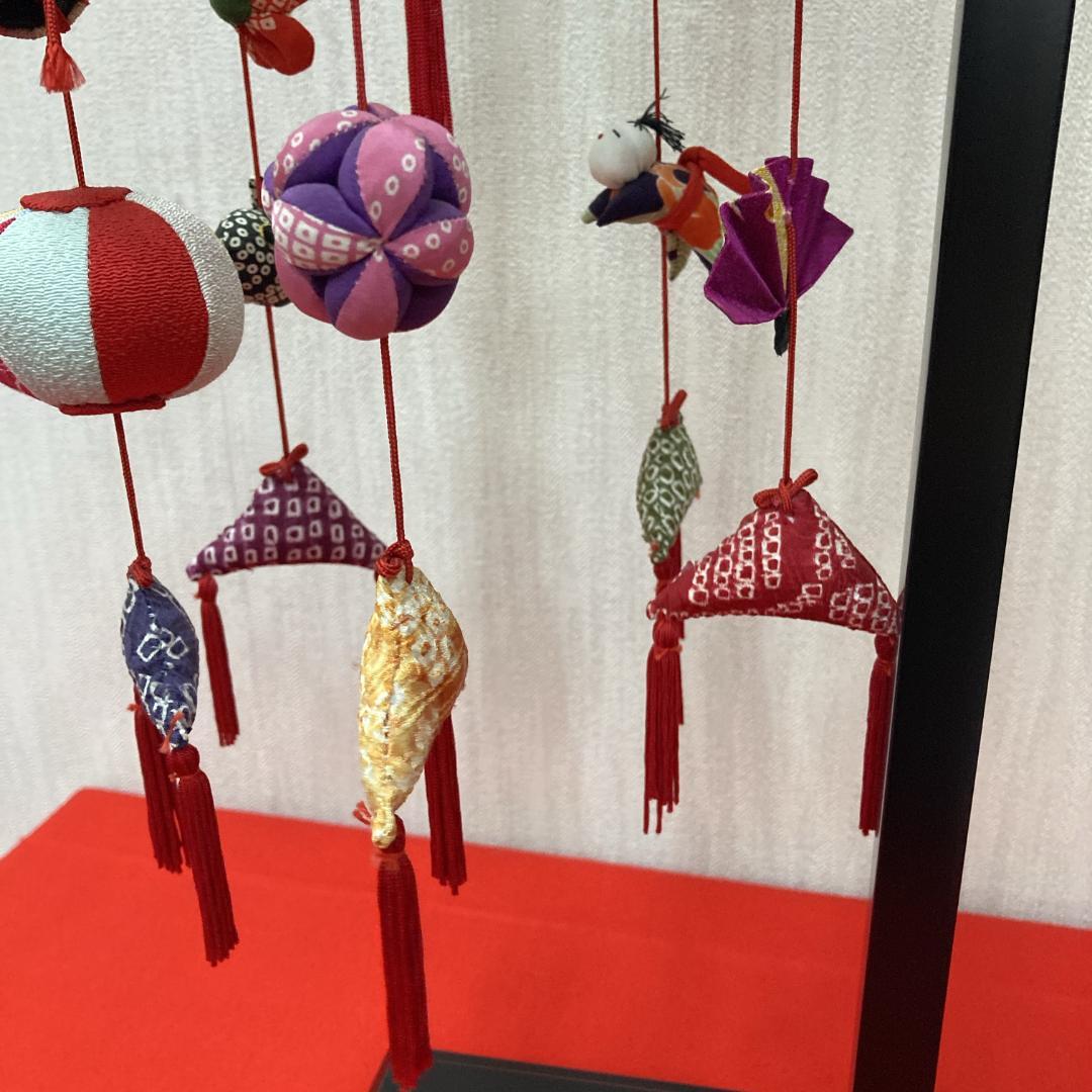 No.6 飾り台付き　高さ71㎝　3月つるし雛　吊るし雛飾り　雛祭り吊るし飾り