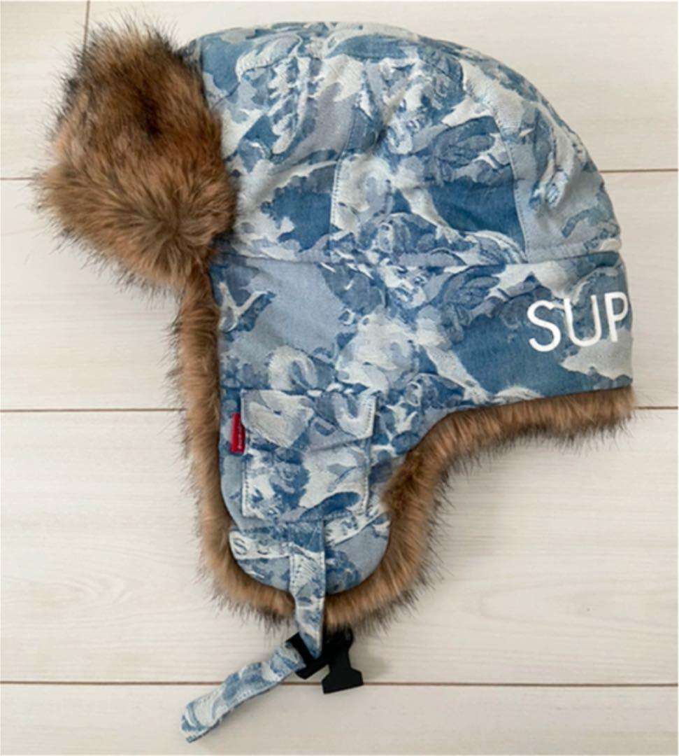 シュプリームSUPREME 16AW ケルビムフライトキャップトゥルーパーハット