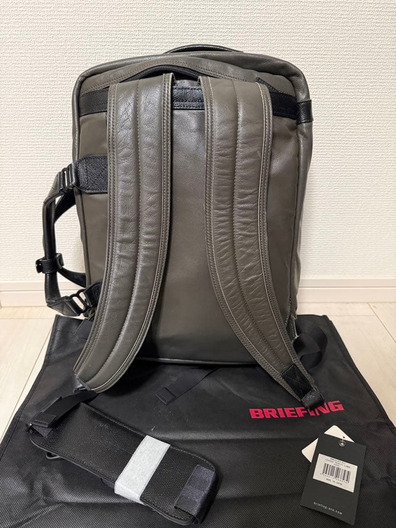 【限定品】BRIEFING／LEATHER TRINITY LINER