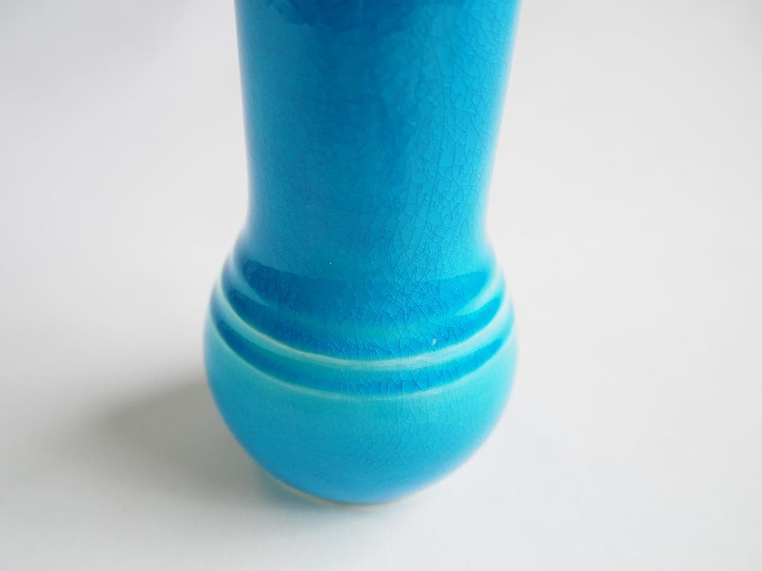 17代永樂善五郎造（而全）『浅黄交趾花入』 (共箱) 千家十職 - メルカリ