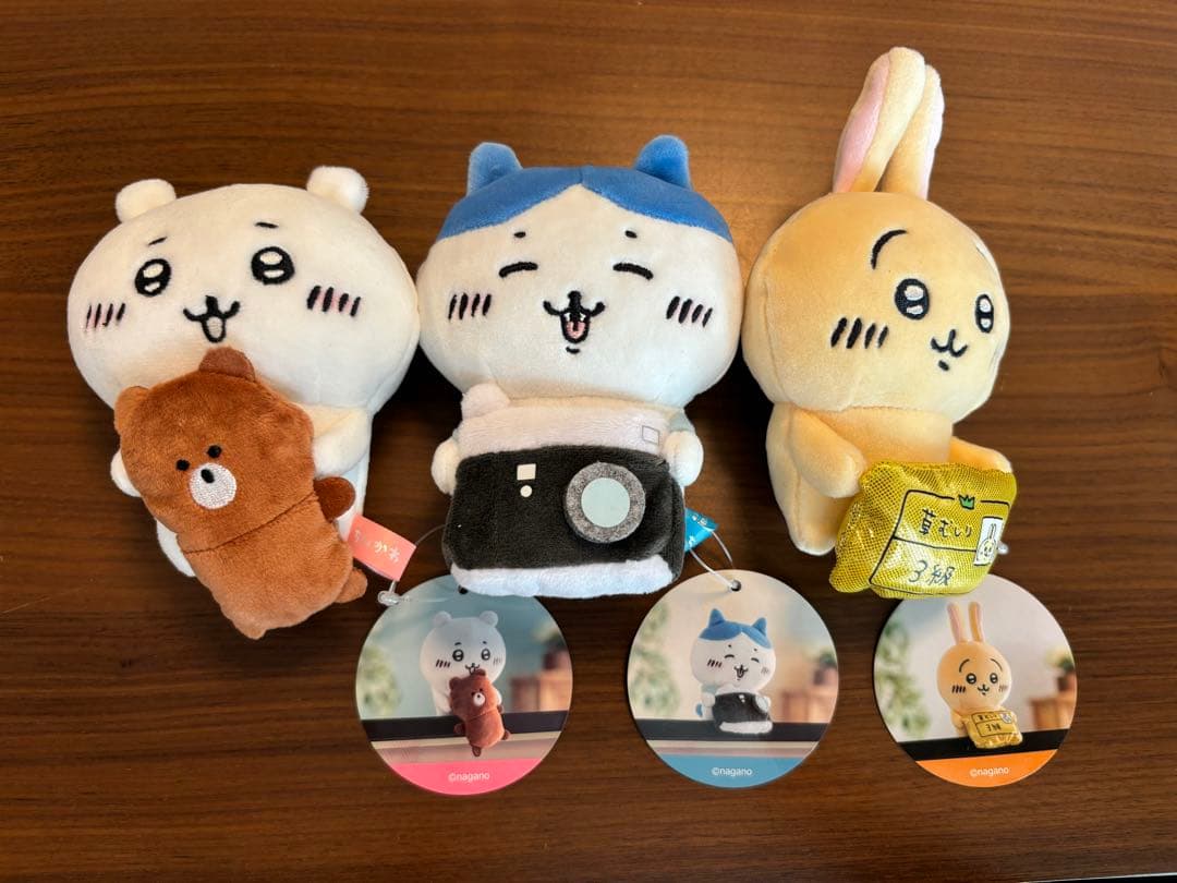 ちいかわ　駅員さんなマスコット　デスクトップマスコットセット