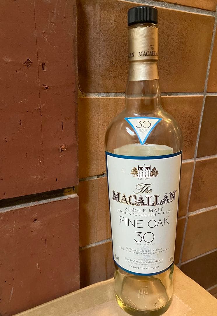 The Macallan 30年 ウイスキー 750ml 空き瓶