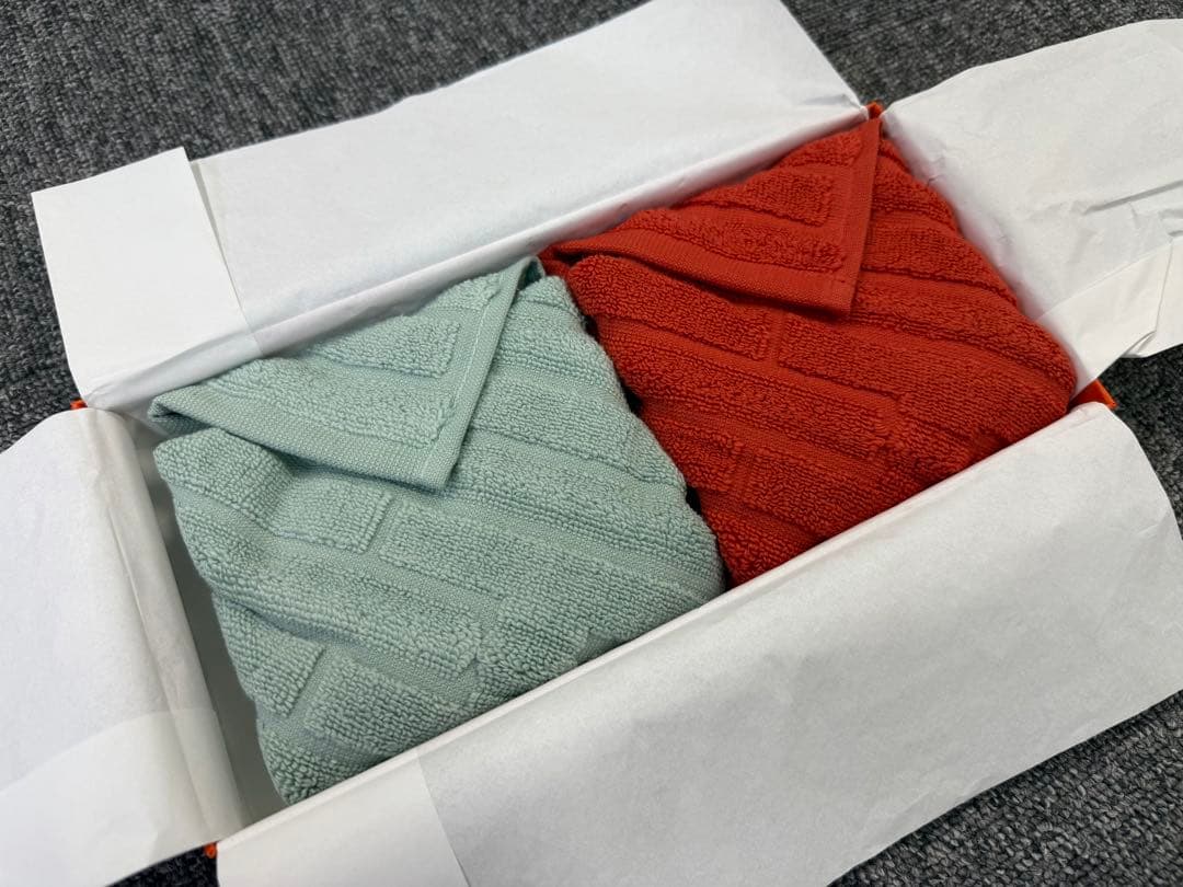 HERMES ハンドタオル 2枚 エルメル