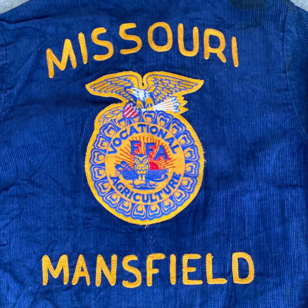 80s FFAジャケットファーマーズジャケット ミズーリ州 S 36 短丈