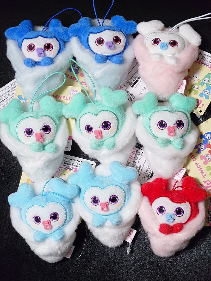 TWICE LOVELYS おくるみマスコット 5種9点セット TWICE LOVELYS