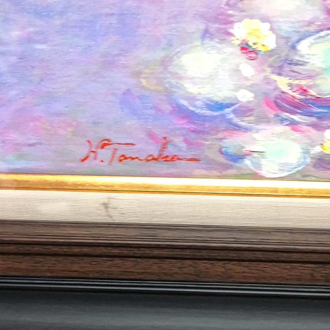 け*@様 田中仁士 油彩「夢のファンタジー」画寸 F６　直筆証明書　モネに私淑、