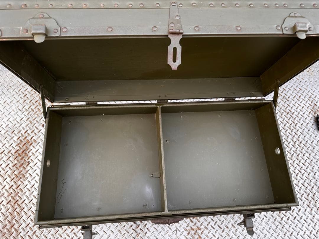 40sミリタリーボックス US 軍物　対戦物　ヴンテージ家具　アンティーク家具