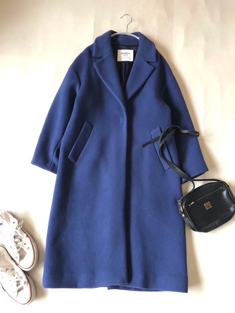 ユナイテッドアローズ上質カシミヤブレンドゆったりチェスターコート