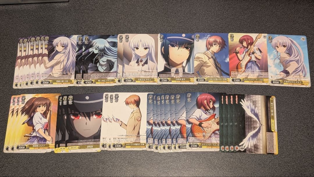 ヴァイスシュヴァルツ Angel Beats! カードセット - メルカリ