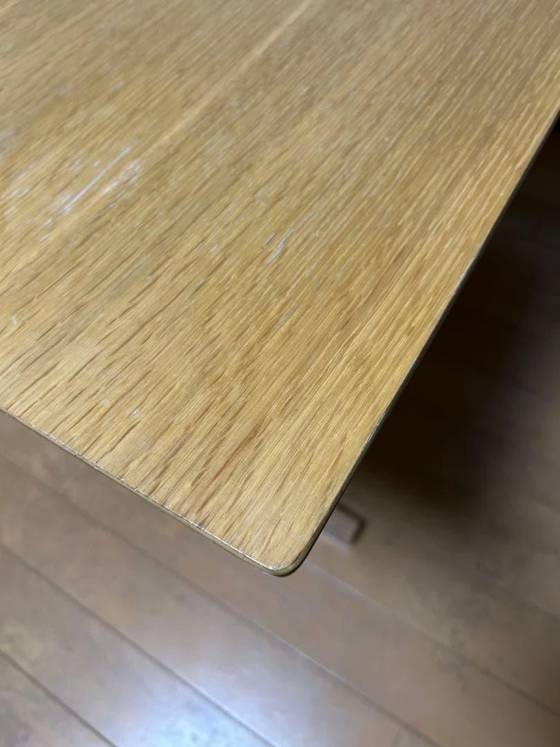 【お値下げ】無印良品 リビングでもダイニングでもつかえる テーブル4 オーク材