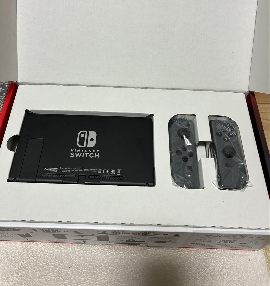 Nintendo Switch 本体 グレー 初期化済み