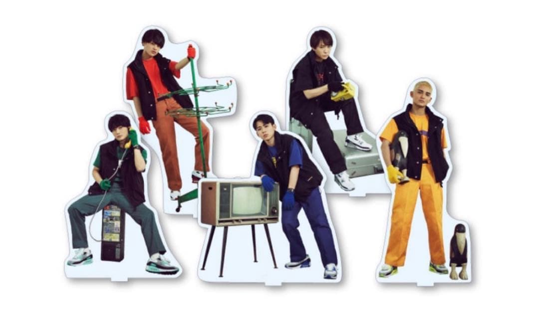 即購入OK！未開封！COLOR CREATION アクリルスタンド5人セット