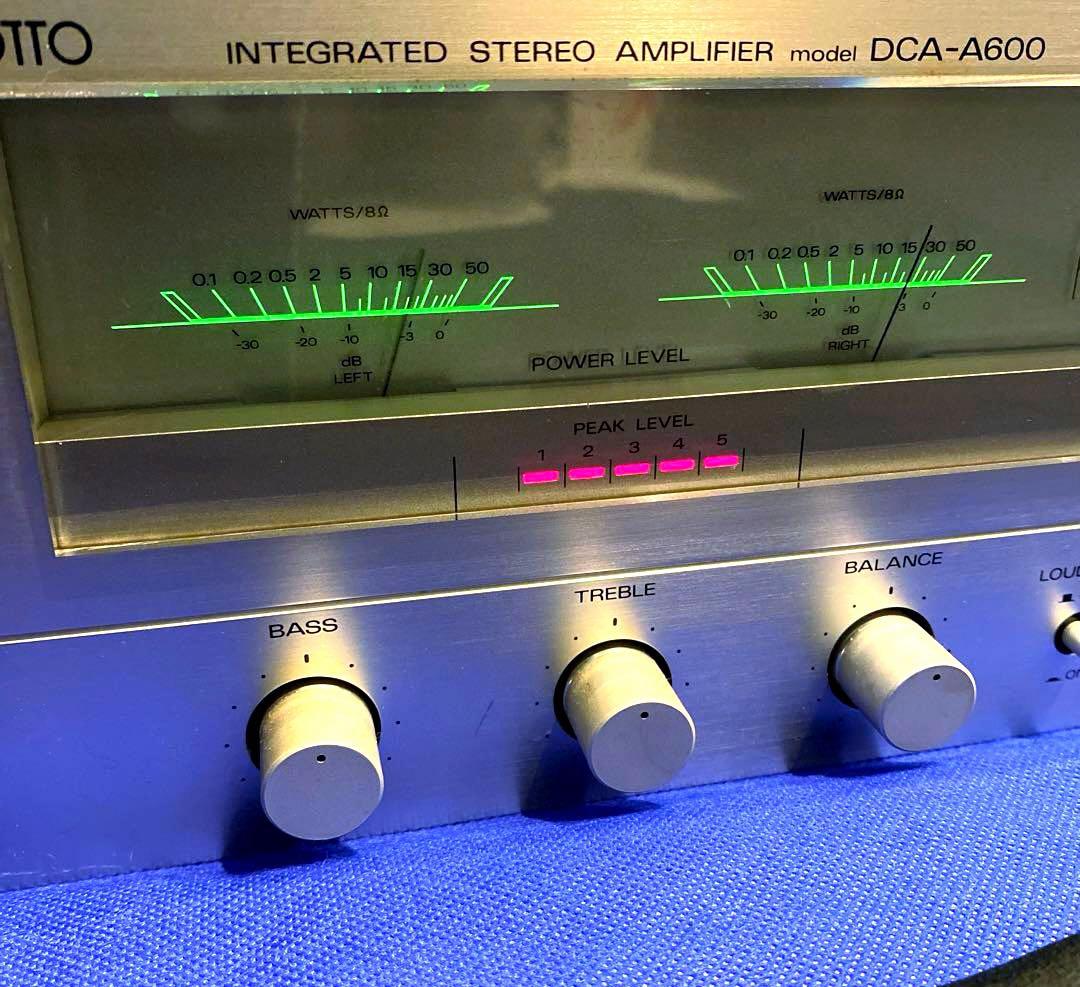 OTTO プリメインアンプ DCA-A600 動作品 送料込 - メルカリ
