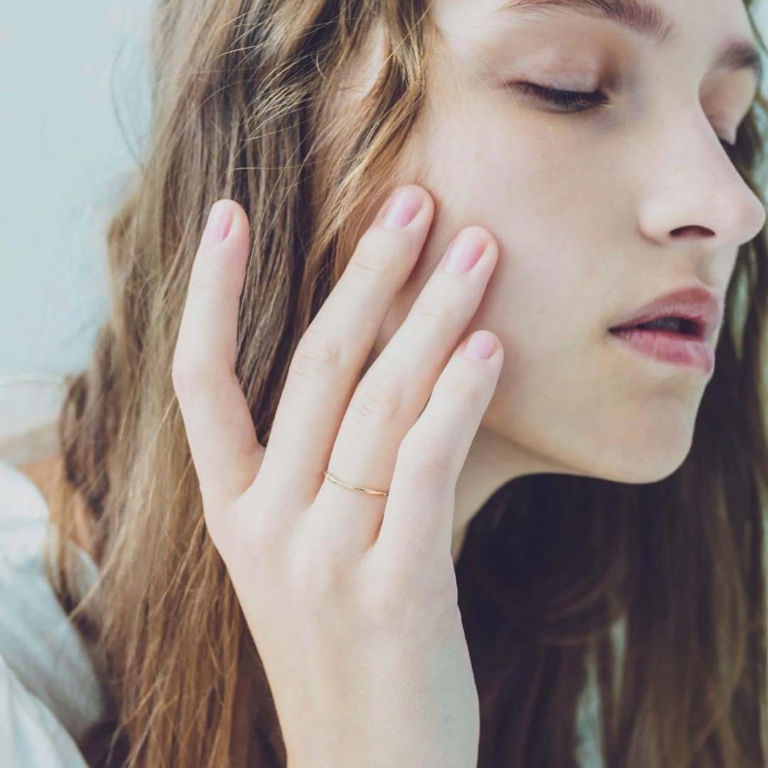 ete K10YG ペア ダイヤモンド リング 7号