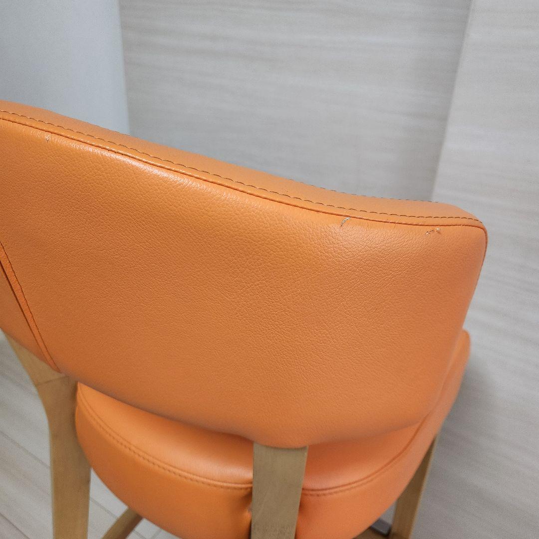 ②マニコカウンターB MANICO 背張 背もたれ付き カウンターチェア