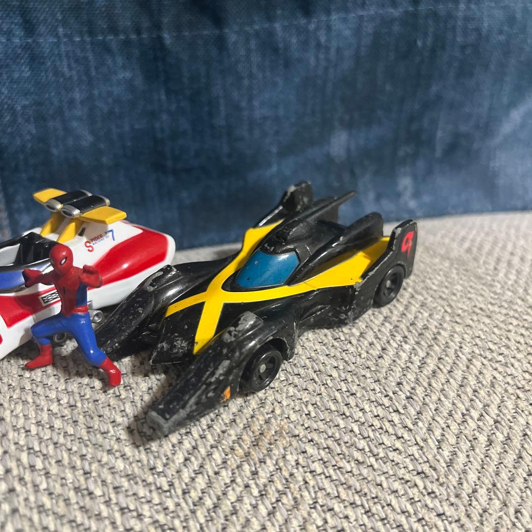 レア✳︎スパイダーマン✳︎マッハGOGOGO✳︎ミニカー✳︎3個セット