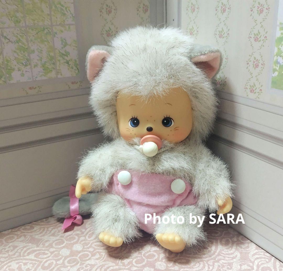 超レア✨モンチッチ　ベビチッチ　猫のニャム　　セキグチ ぬいぐるみ