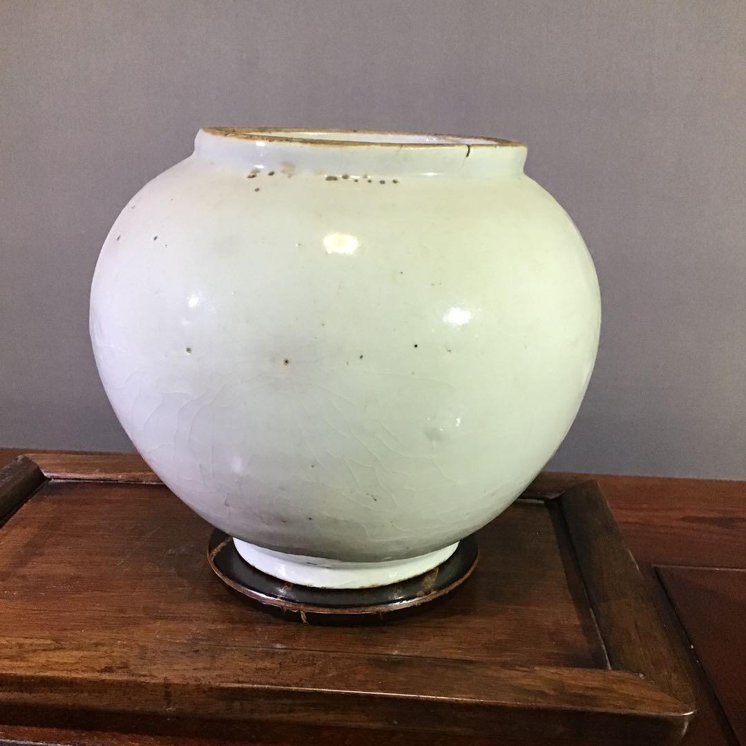 李朝 雨漏手小壺 No 26 李朝 雨漏手小壺