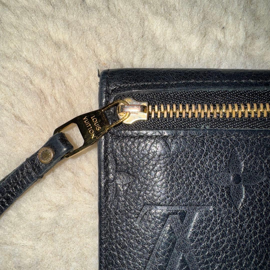 ルイヴィトン モノグラム アンプラント ポシェットクレ ケース黒EI352