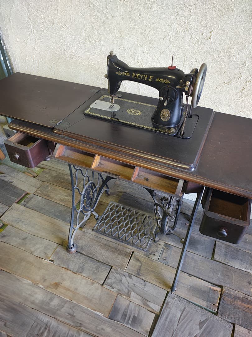 SINGER ミシンテーブル 引き出し付き ビンテージ M0166