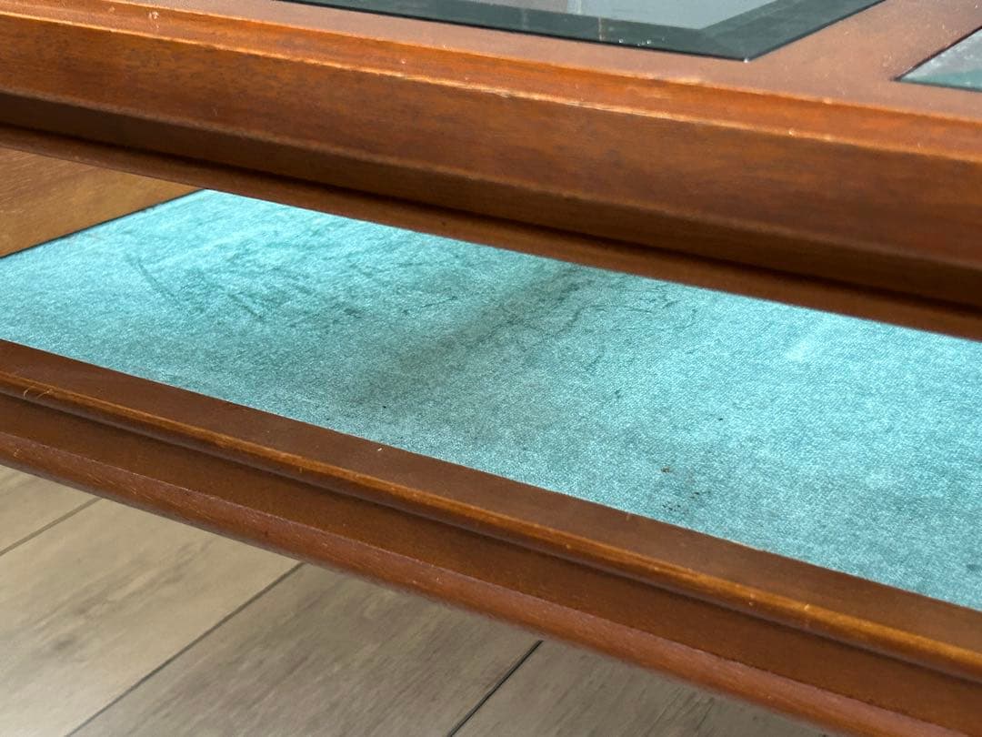 希少　maruni マルニ　オールドマルニ　ガラステーブル　ローテーブル　YZ