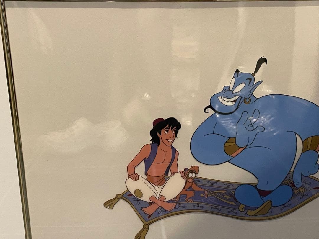Disney アラジン セル画　美品　ビンテージ　アンティーク　限定