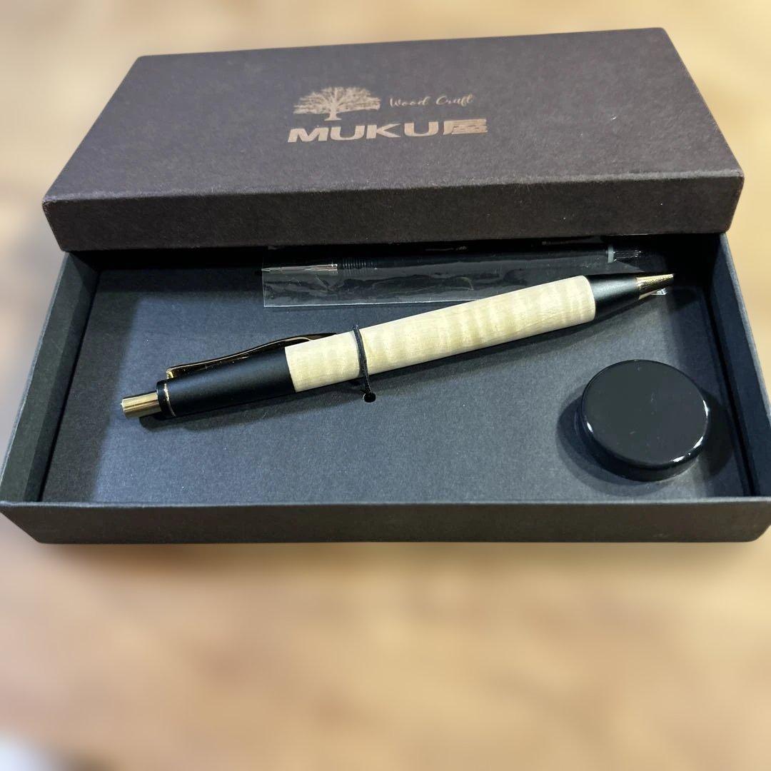 MUKU 木製シャープペン、ボールペン 検索用野原工芸工房楔ボナンペン