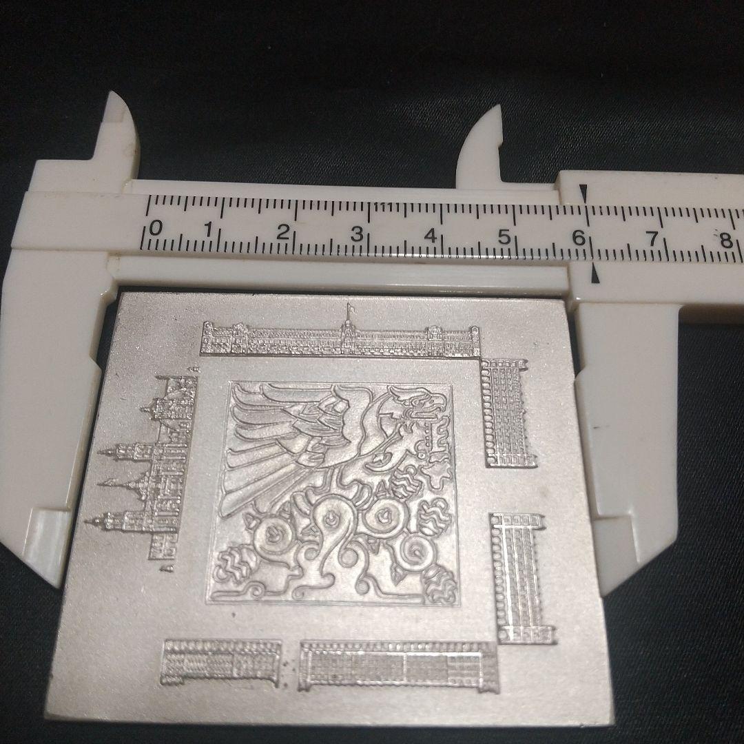 1968年 メキシコオリンピック大会 記念メダル 銀板 925 銀 メダル 箱入
