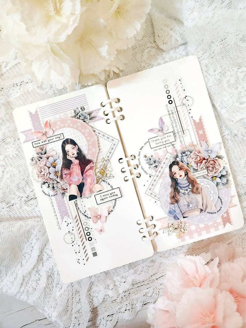 コラージュ素材 紙もの 素材紙 【1887】 フィルム紙ものコラージュ素材